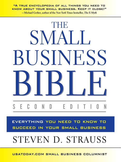 Title details for The Small Business Bible, 2E by Steven D. Strauss - Available